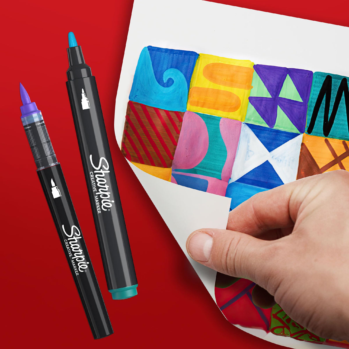 Acrylic Marker by Sharpie – 1 Count (Pack of 2), Plastic, Red, Pack of 2, Model 2201181