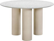 Tov Furniture Parcino Terrazzo Concrete Indoor/Outdoor Dining Table