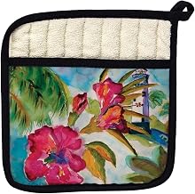 Betsy Drake PT225 Lighthouse & Florals Pot Holder