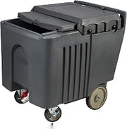 Winco Insulated Portable Ice Caddy with Lid, 125 lb Capacity