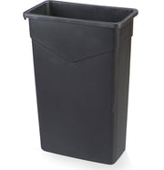 TrimLine Rectangle Waste Container Trash Can Only by Carlisle FoodService Products – 23 Gallon (Pack of 1), 23.0 gallons, Polyethylene (PE), Black, Model 34202303