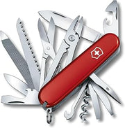 Victorinox Handyman Swiss Army, 24 Function Pocket Knife,Red | multitool easy carry toolkit diy essential