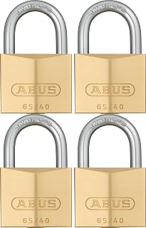 ABUS 65/40 Brass Padlock Quad Pack