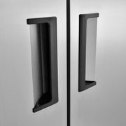Global Industrial Reach-in Refrigerator with 2 Solid Doors by Nexel – 32.2"L x 54"W x 82.2"H, 47.0 cubic_feet, Stainless Steel, Model CFD-2RR-HC
