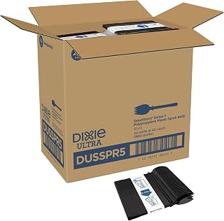 Georgia-Pacific GP PRO DIXIE ULTRA® SMARTSTOCK® SERIES-T POLYPROPYLENE PLASTIC SPORK REFILL, BLACK