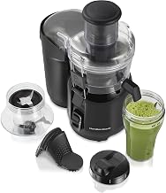 Hamilton Beach Juice & Blend 2-in-1 Juicer Machine and 20 oz. Blender
