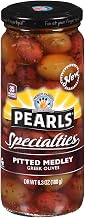 Pearls Specialties Greek Pitted Medley Olives, 6.3 Ounce -- 6 per case.