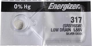 Energizer 317 Silver Oxide Watch Batteries SR516SW SR62
