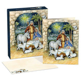Nativity Boxed Christmas Cards by Lang – 6.875 inches x 5.375 inches, Paper, Multicolor, Model 1004888