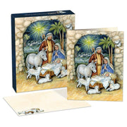 Nativity Boxed Christmas Cards by Lang – 6.875 inches x 5.375 inches, Paper, Multicolor, Model 1004888