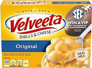 Velveeta Shells & Cheese Original Shell Pasta & Cheese Sauce Meal (Pack of 24)
