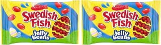 Swedish Fish Jelly Beans Easter Candy, 10 oz (Pack of 2)