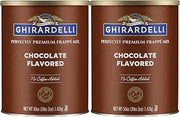 Ghirardelli Chocolate Flavored Premium Frappe Mix, 3.12 lb Can (Pack of 2)