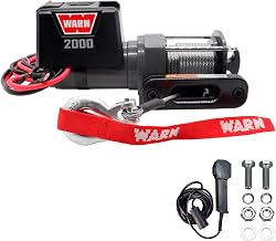 WARN DC Series 12V Electric Winch with 2000 lb Pulling Capacity - 92000