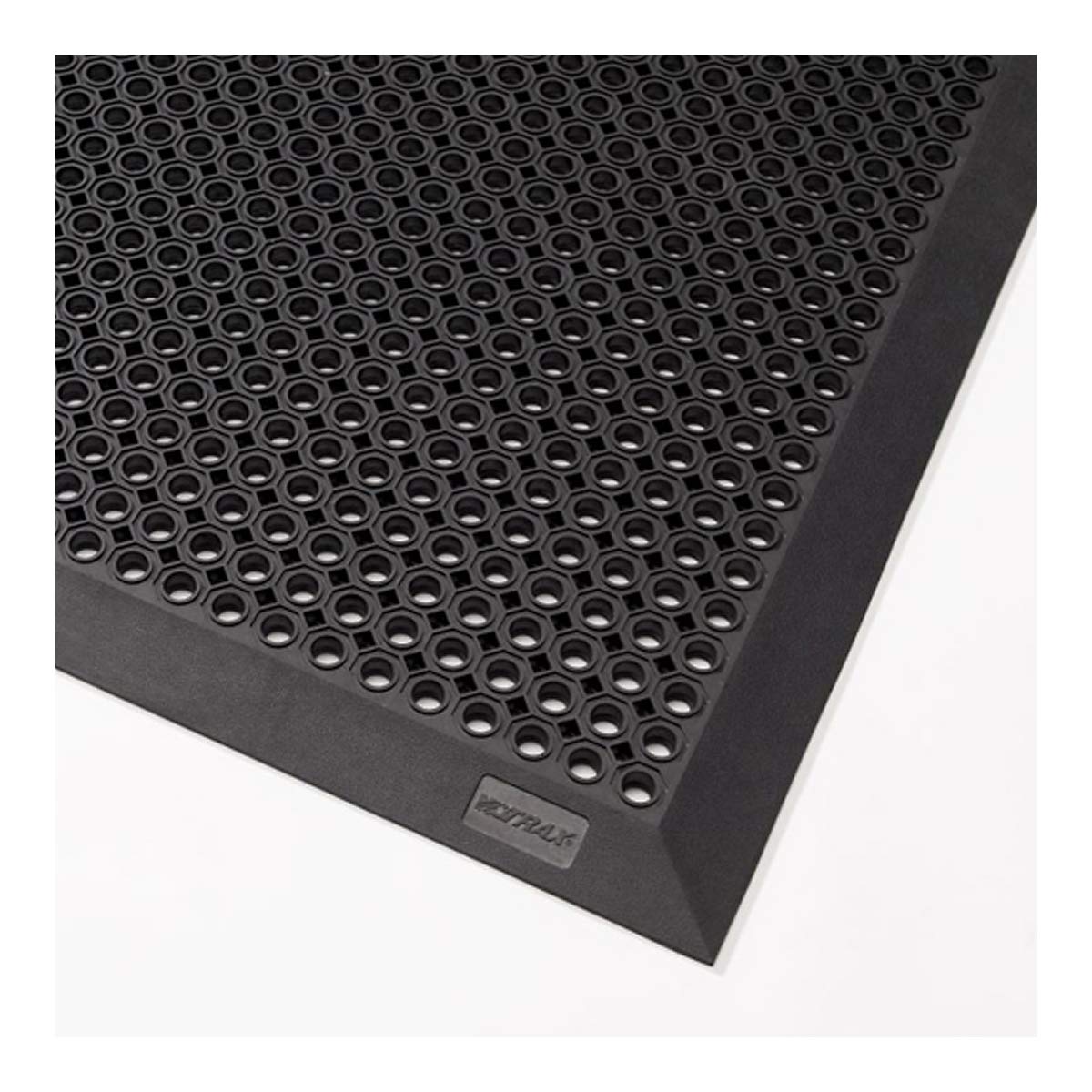 Mats for Professional Use Oct-O-Flex Bevelled outdoor rubber entrance mat by Notrax – ys/m, Rubber, Black, Model 599B7090OB
