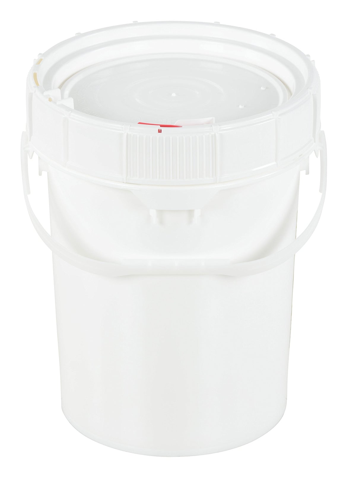 5G ScrewTop Pail & Lid White by Vestil – One Size, Blend, Multicolor, Model PAIL-SCR-5-W