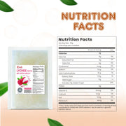 Coconut Jelly Topping nata de coco for Bubble Tea 400 g | Lychee Jelly | for Boba Tea by Fanale – 400g (Pack of 35)