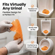 Splash Free Urinal Screen by AirWorks – 1 Count (Pack of 10), Blend, Purple Vineyard, Model AWSFUS234-BX