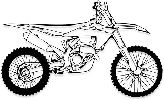 Xedatric Off-Road Motorcycle Metal Wall Art | Dynamic line art, garage & home office decor, ideal gift for racers & enthusiasts.