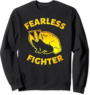 Badger Fearless Fighter Animal Sweatshirt