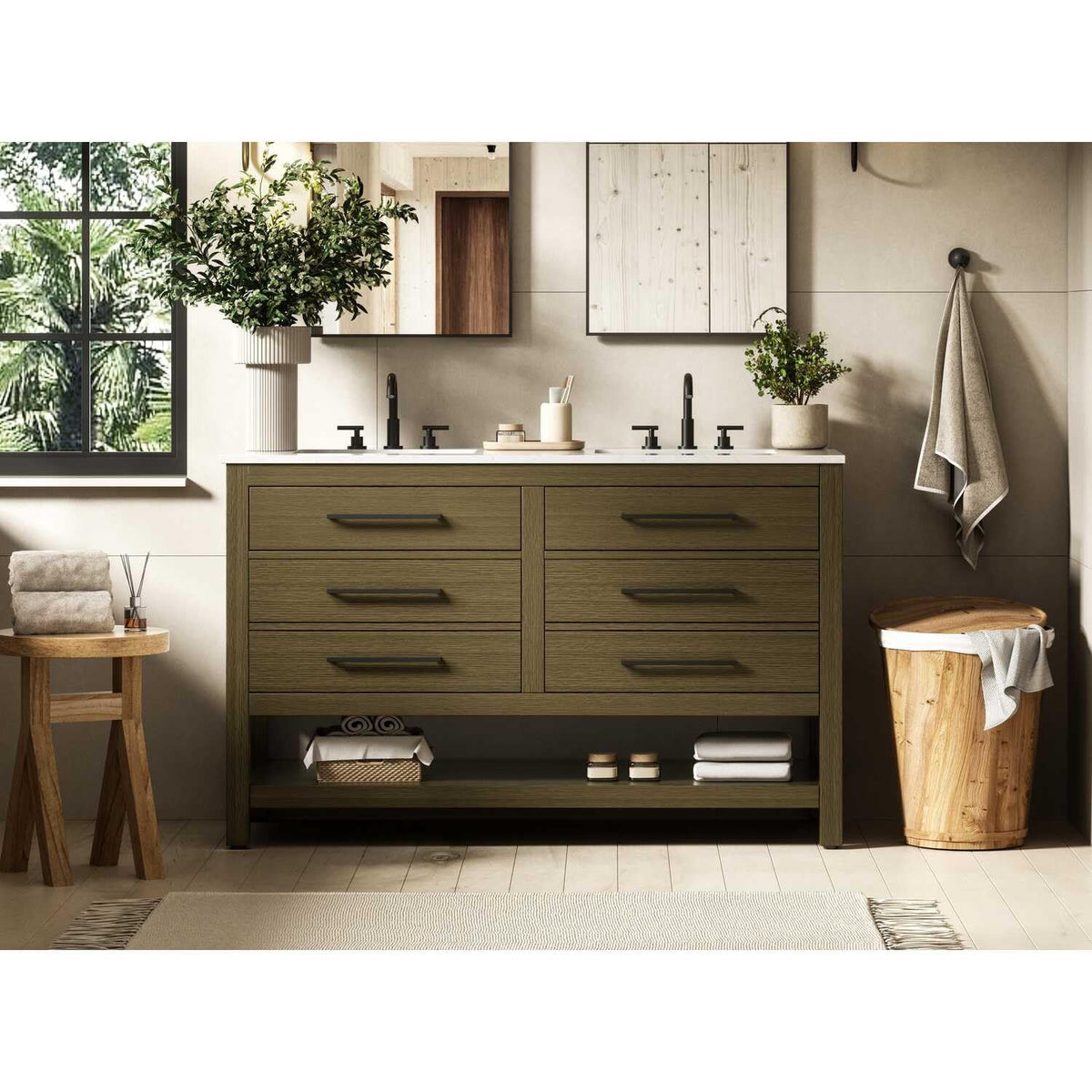 Bathroom Vanity Chestnut Brown by karson – Chestnut Brown