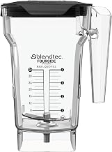 Blendtec 75oz FourSide Commercial Jar, 32oz Blending Capacity, Clear