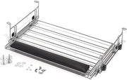 Nexel Wire Keyboard Drawer Shelf, Chrome Finish, 25¼"W x 15"D x 4¼"H