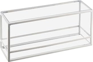 Monterey Collection – Presentation Display – 5W x 15D x 7H – White Powder Coated Metal, Acrylic
