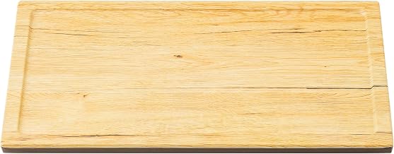 Tablecraft Serving Tray, 10.375" x 6.375" x 0.625" Brown Melamine with Timber Decal, Fits Fourth Size Gastronorm Crates, Decorative Professional Serving Surface for Catering, Buffet, and Display