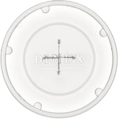 Disposable Lid with Straw Slot for CFS Stackable and Louis Tumblers by DINEX – 0.5" x 2.62" x 2.62", 8 ounces, Polystyrene, Straw, Model DX1191ST8714