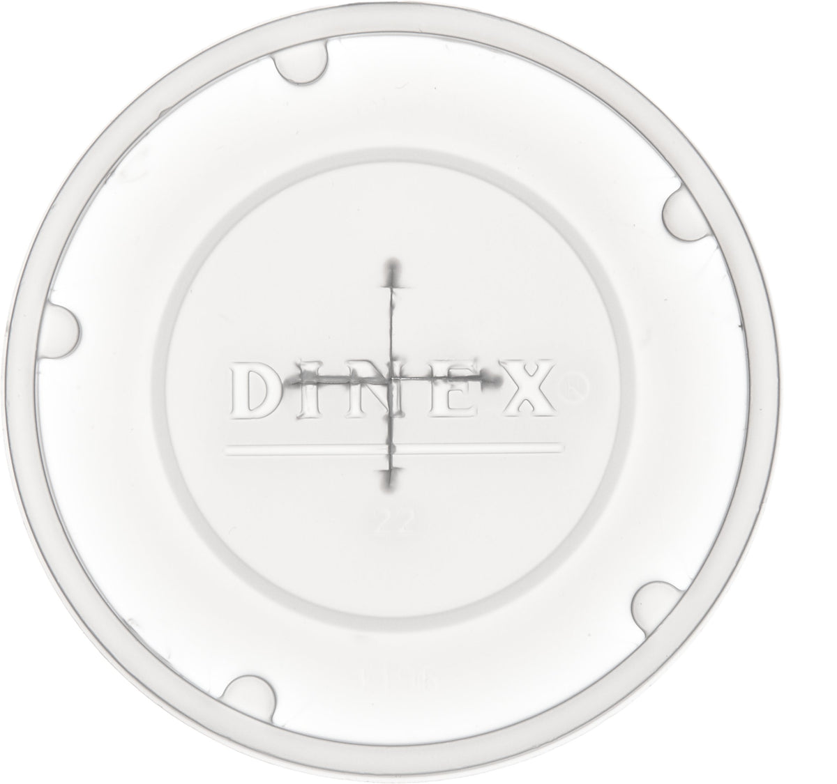 Disposable Lid with Straw Slot for CFS Stackable and Louis Tumblers by DINEX – 0.5" x 2.62" x 2.62", 8 ounces, Polystyrene, Straw, Model DX1191ST8714