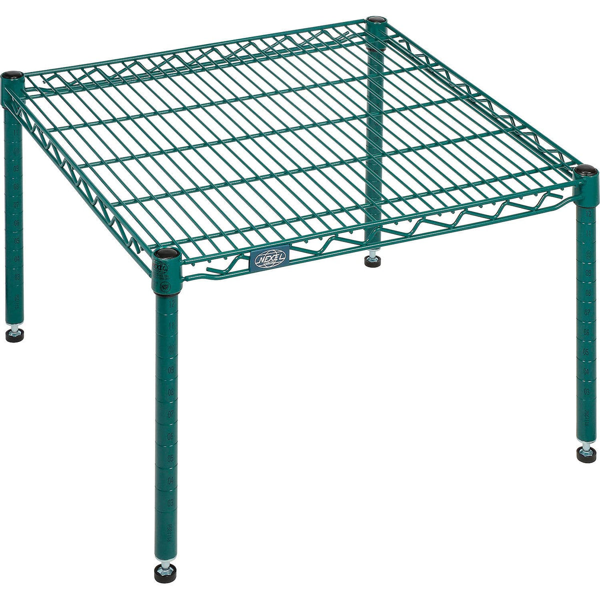 Poly-Green Wire Dunnage Rack by Nexel – Wire, Green, Model P2424G