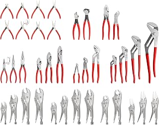 TEKTON Gripping, Cutting, Locking, and Mini Pliers Set, 38-Piece | PLR99021