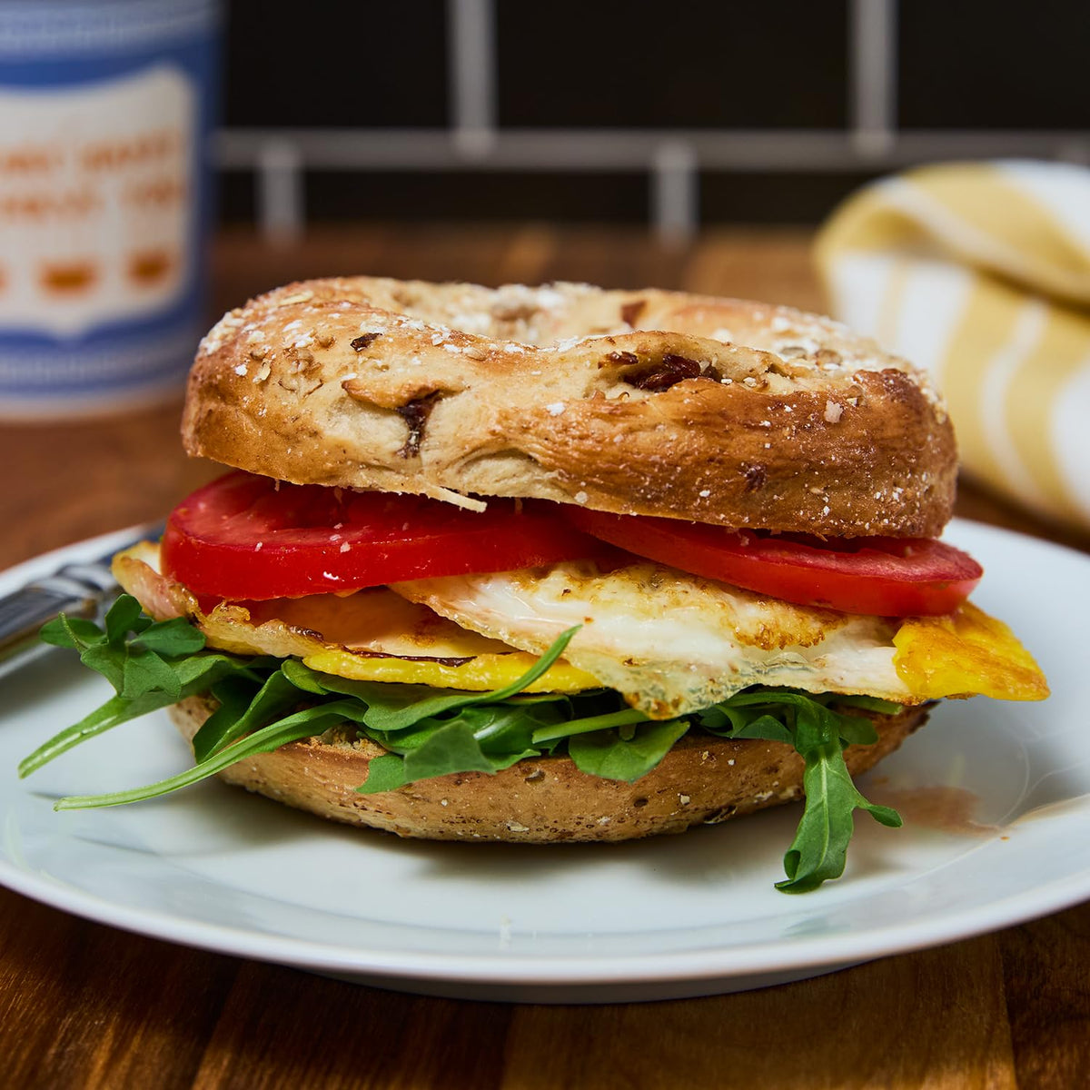 Cheddar Jalapeno Bagels - 8 Packs Of 6 Bagels Per Pack - 48 Total Non-GMO by Just Bagels – 8 Count