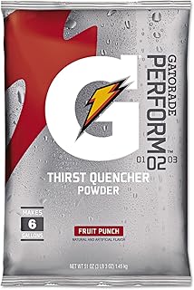 14/PACK QUAKER OATS 33690 FRUIT PUNCH 6 GALLON SIZE GATORADE INSTANT POWDER