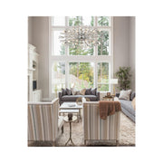 Vera 38 Light Pendant by Lighting Design – Metal, Clear, Model 2550D48C
