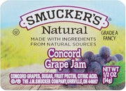 Smuckers Natural Grape Jam, 1/2 Ounce -- 200 per case.
