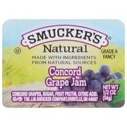Smuckers Natural Grape Jam by Smucker's – Pack of 200