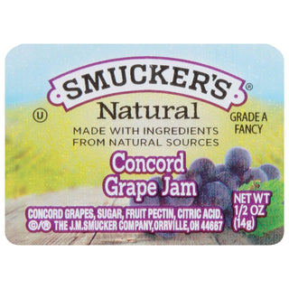 Smuckers Natural Grape Jam by Smucker's – Pack of 200
