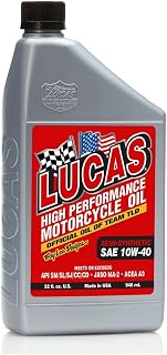 Lucas Oil 10793 High Performance Synthetic Oil - 10W40-1qt.