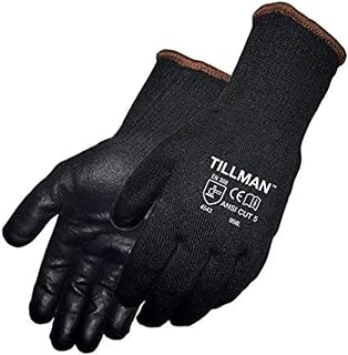 John Tillman #958 Polyurethane Coated Black Cut Resistant Gloves Size Extra Large