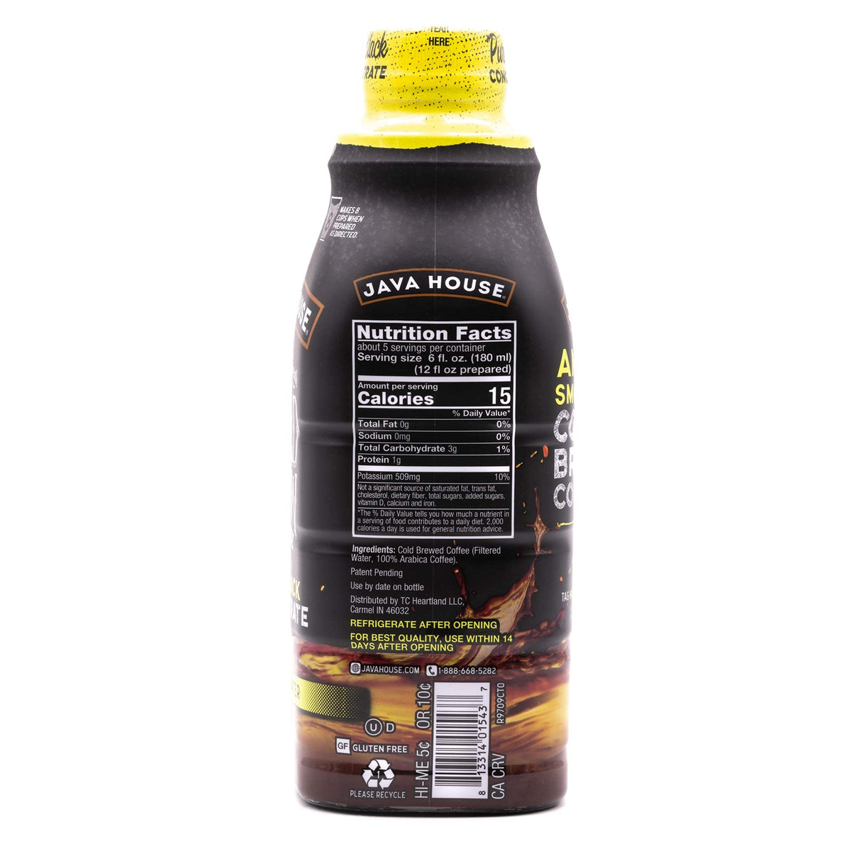 Java House 1:1 / 32 Fl Oz (Pack of 1) / 1 Iced Coffee & Cold-Brew