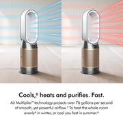 Purifier Hot+Cool De-NOx by Dyson – Large, White/Gold, Model HP2