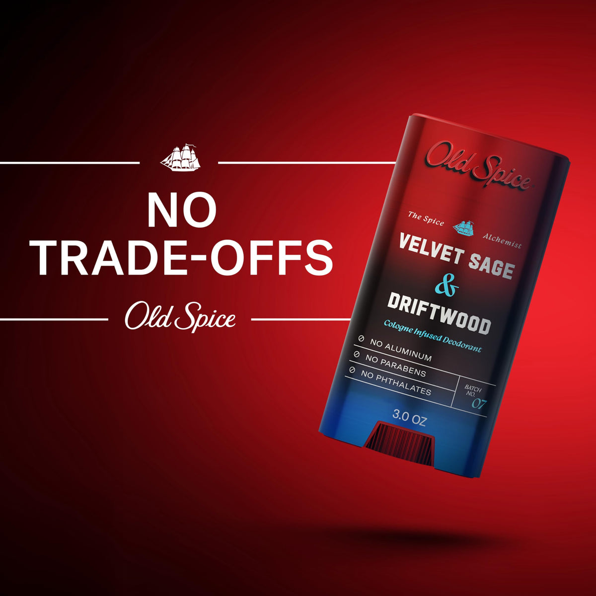 Old Spice Velvet Sage + Drift Wood / 3 Ounce (Pack of 1) / 1 Deodorant