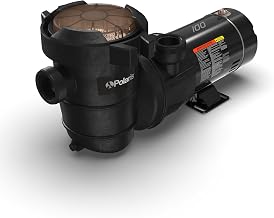 Polaris Forza 100 Above Ground Pool Pump | 0.75 THP with 3 FT Cord, Powerful and Quiet Swimming Pool Pump with Large Capacity Strainer Basket, Transparent Lid