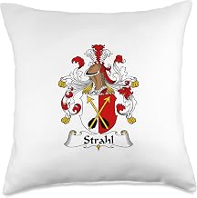 Strahl Coat of Arms - Family Crest Throw Pillow