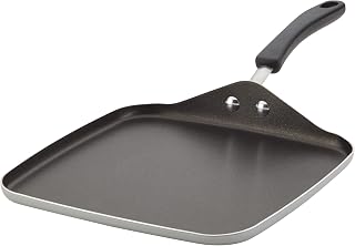 Farberware Cookstart DiamondMax Nonstick Square Griddle, 11-Inch, Silver