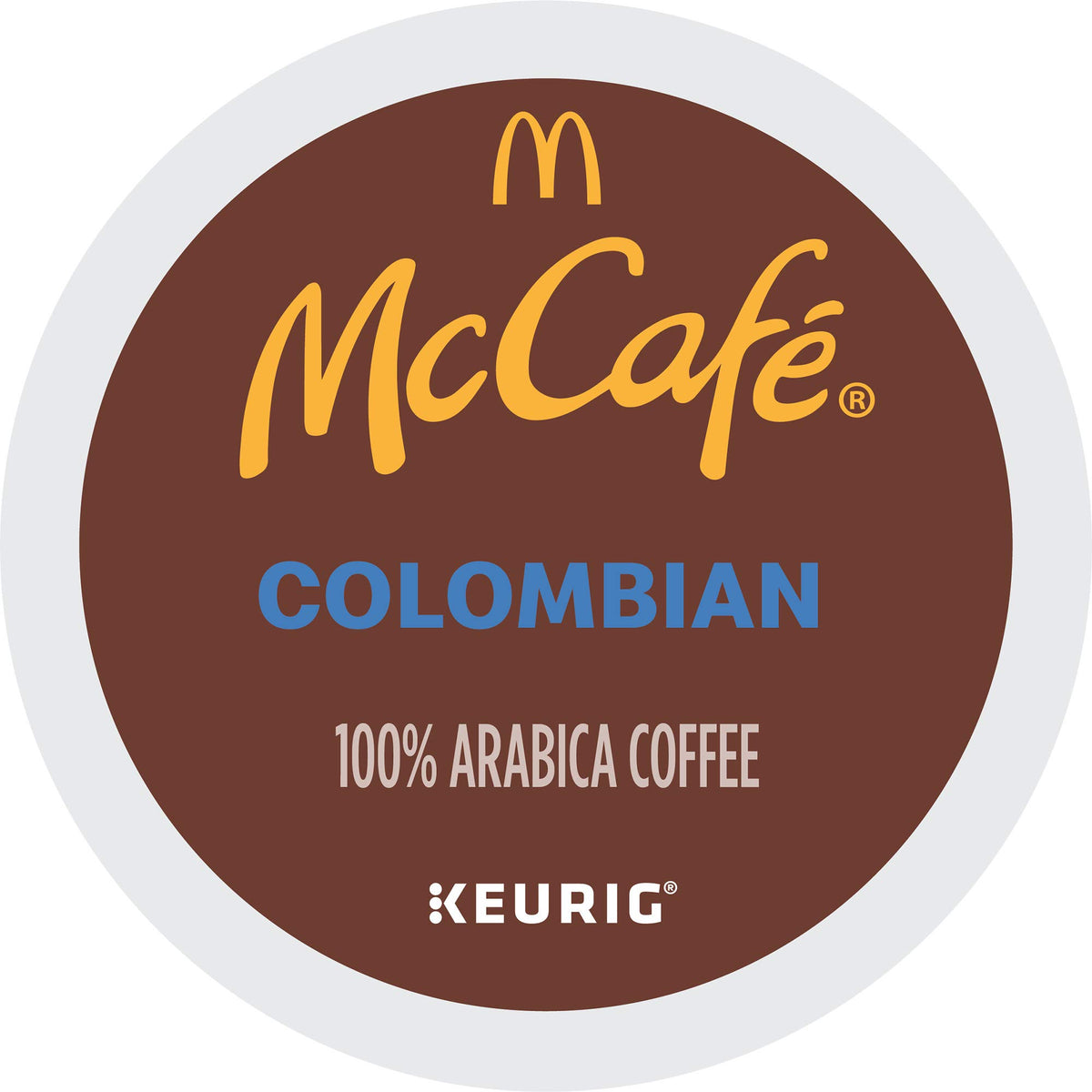 Colombian, Single Serve Coffee Keurig K-Cup Pods, Medium Roast, 96 Count (8 Packs of 24) by McCafe – 24 Count (Pack of 8), Pack of 8, Model 10043000080396