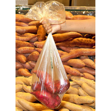 Green Plastic Bag by Crown Poly – 15" x 20", HMW-HDPE, clear, Model 10113