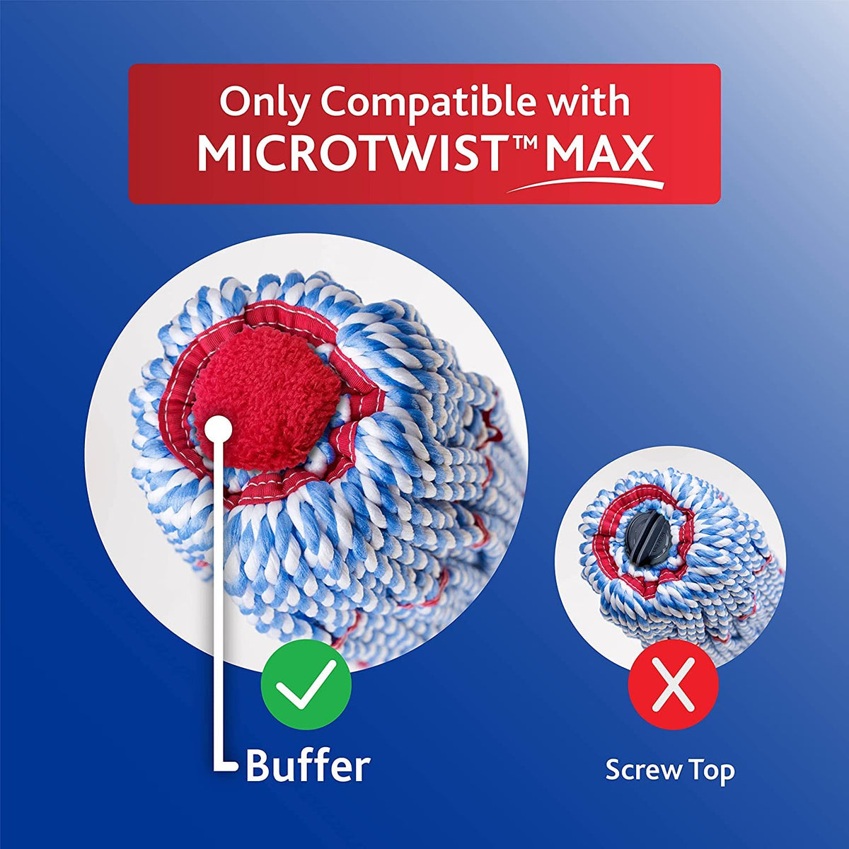 MicroTwist MAX Microfiber Refill (Pack of 3) by O-Cedar – 3 Pack, Vinyl, Green, Pack of 3